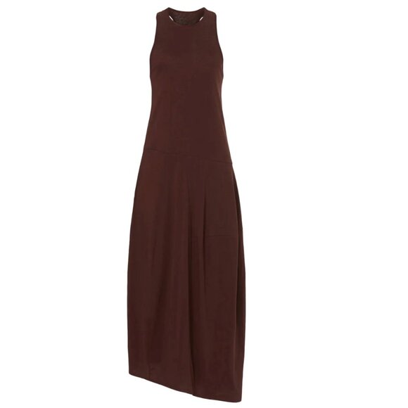 Tibi T-Shirt Sleeveless Dress Brown - Picture 2 of 5